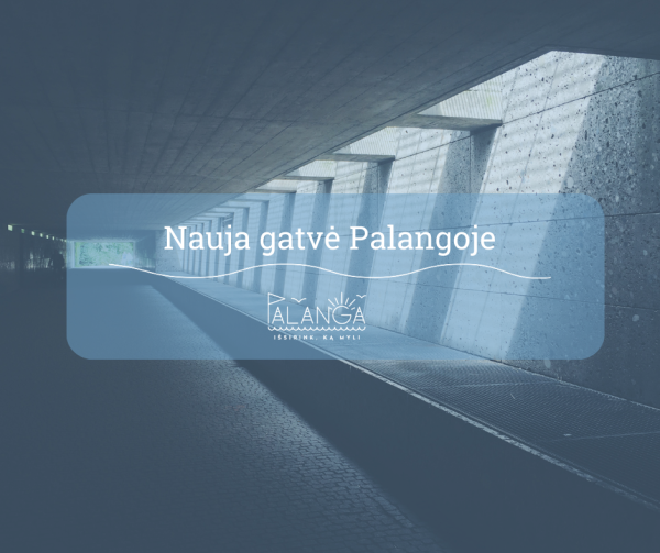 Parengtas Palangos miesto savivaldybės tarybos sprendimo projektas „Dėl pavadinimo gatvei...