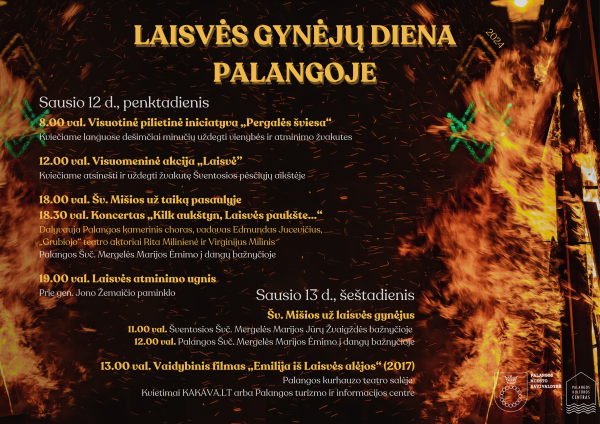Laisvės gynėjų dienos minėjimas Palangoje