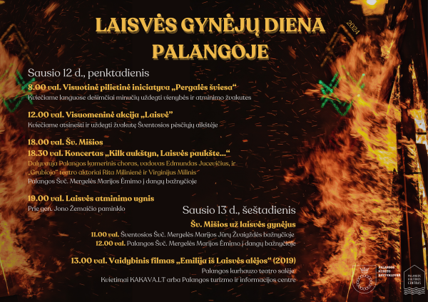 Laisvės gynėjų dienai skirti renginiai Palangoje