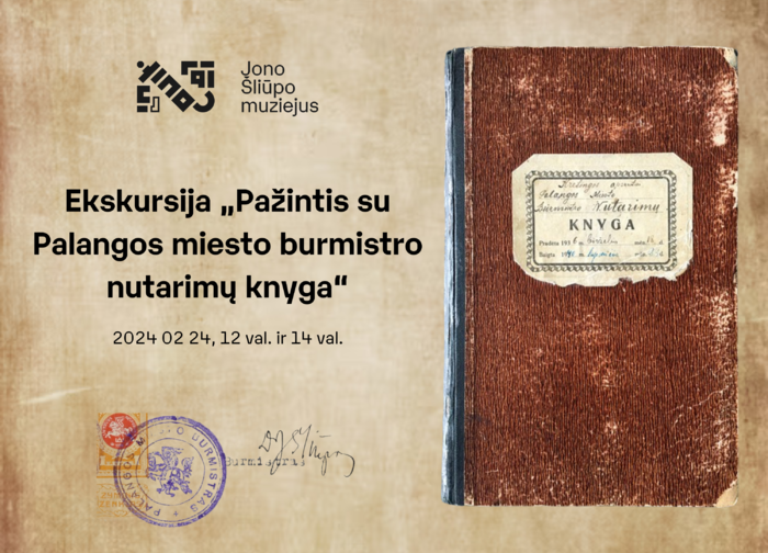 Paskutinė galimybė apsilankyti vieno eksponato parodos ekskursijoje „Pažintis su Palangos miesto...