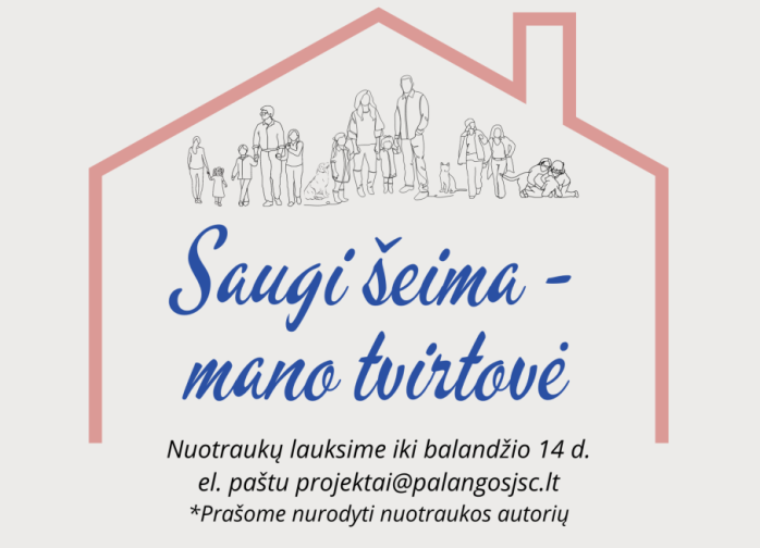 Dalyvauk iniciatyvoje „Saugi šeima – mano tvirtovė“ ir gauk marškinėlius!