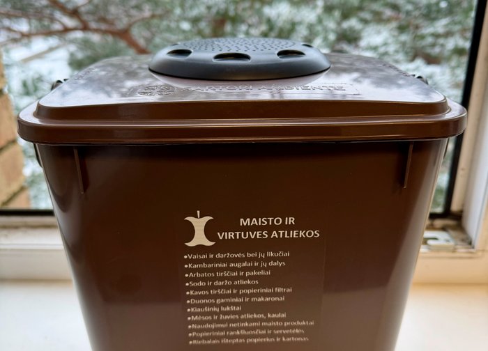 Nuo balandžio mėn. atskirai rūšiuosime ir maisto bei biologines atliekas – jau dalijamos tam...