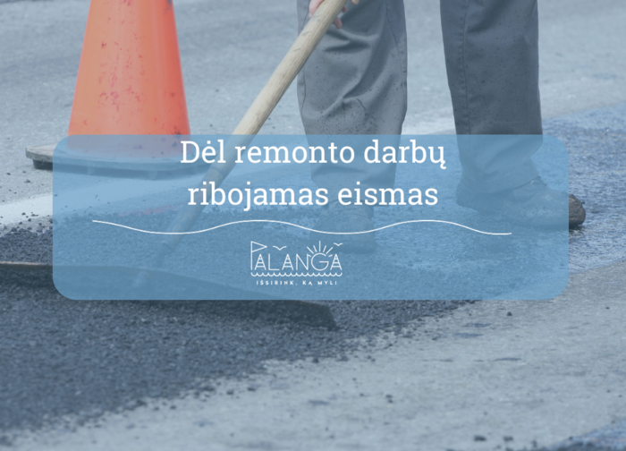 Dėl šilumos trasos rekonstrukcijos ribojamas automobilių eismas Malūno gatvėje