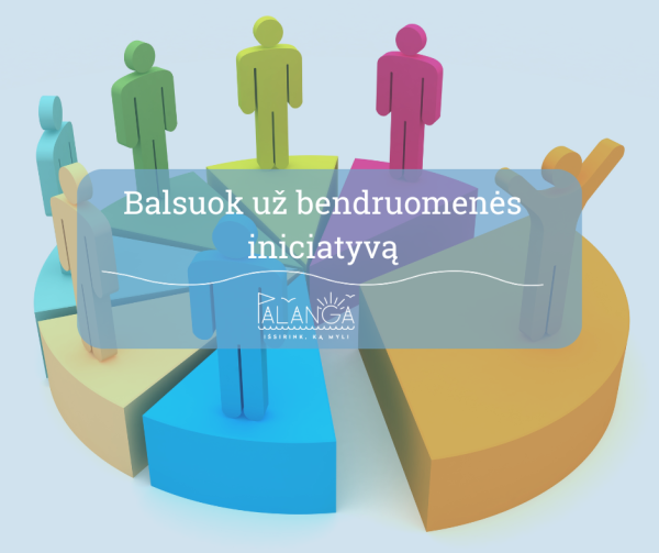 Gyventojai dar  turi laiko balsuoti už labiausiai patinkančią bendruomenių iniciatyvą