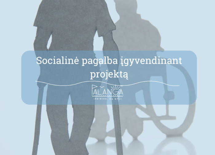 Įgyvendinant socialinį projektą pradedama aprūpinti asmenis programine įranga