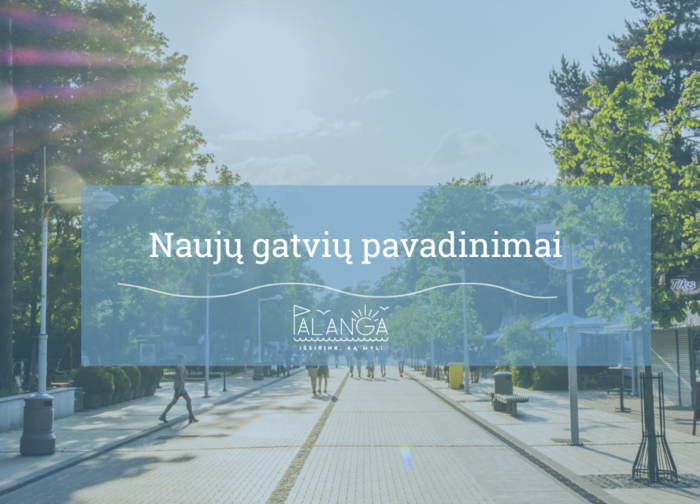 Informuojame, kad parengtas Palangos miesto savivaldybės tarybos sprendimo projektas „Dėl...