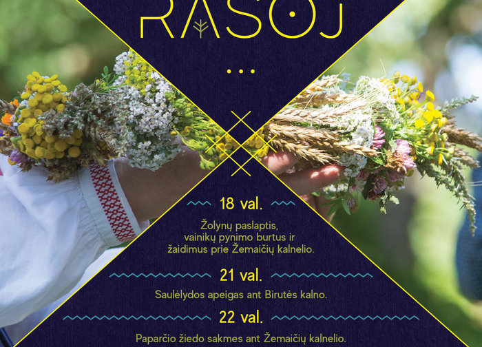 Birželio 23 d. Palangoje – Rasos šventė „Rasi rasoj“