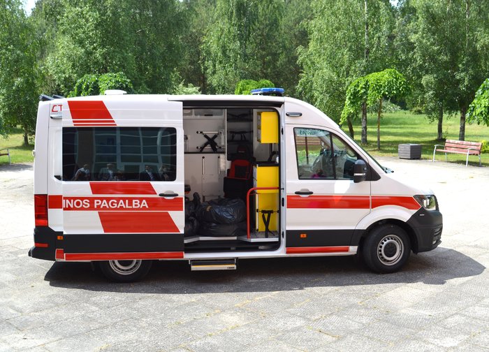 Palangos miesto ligoninei – naujas greitosios medicinos pagalbos automobilis