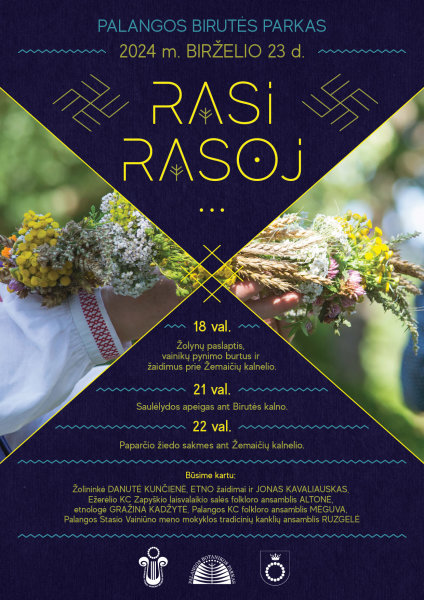 Birželio 23 d. Palangoje – Rasos šventė „Rasi rasoj“