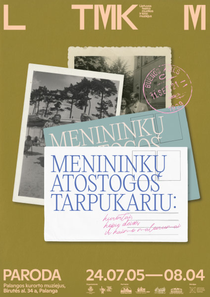 Liepos 5 d. Palangos kurorto muziejuje atidaroma keliaujanti paroda „Menininkų atostogos...