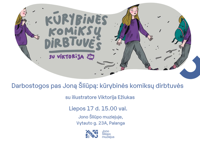 Jono Šliūpo muziejus kviečia į kūrybines komiksų dirbtuves ir etnografijos žaidimų popietę