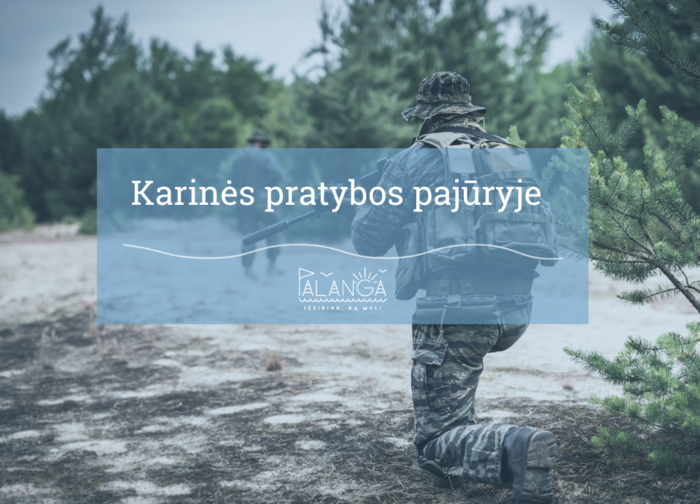 Informacija dėl pratybų nekarinėje teritorijoje