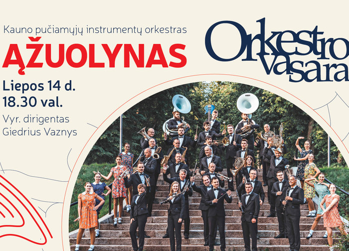 „Orkestro vasaros“ koncerte Palangoje – Kauno „Ąžuolynas“