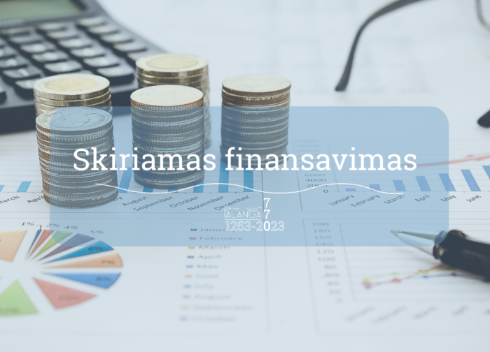 Bendruomenių iniciatyvų projektų įgyvendinimui skirtas finansavimas