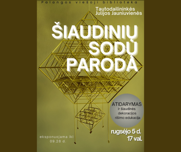 Julijos Jauniuvienės šiaudinių sodų paroda 