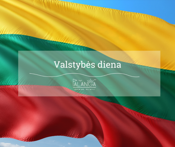 Palangos miesto mero Šarūno Vaitkaus sveikinimas Valstybės dienos proga
