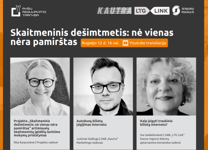 Nuotolinė projekto „Skaitmeninis dešimtmetis: nė vienas nėra pamirštas“ paskaita