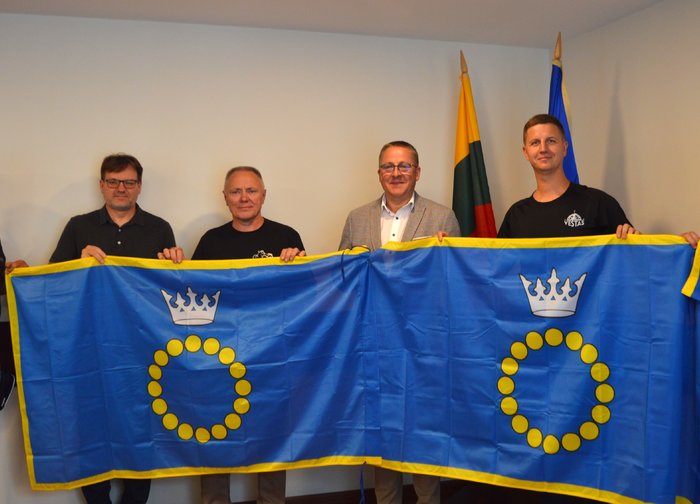Palangai atstovausiantiems Lietuvos pažinimo ralio „Ryterna modul Mototourism Rally 2024“...