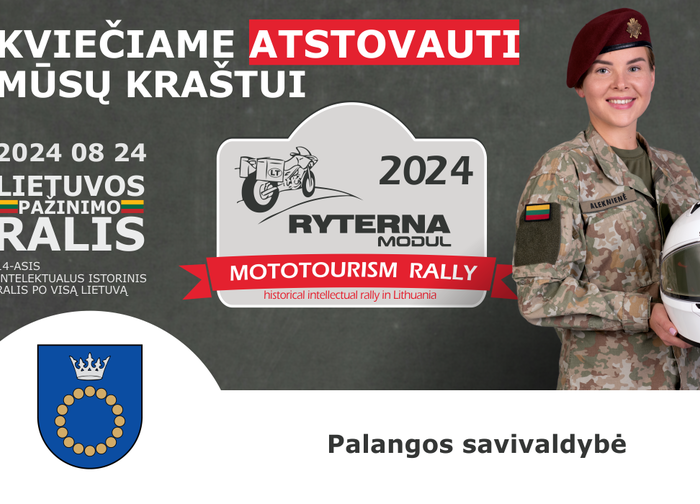 Kviečiame atstovauti Palangai intelektualioje kelionėje po Lietuvą Ryterna Modul Mototourism Rally