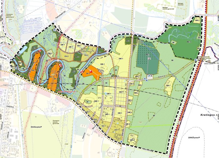 INFORMACINIS PRANEŠIMAS APIE PALANGOS MIESTO BENDROJO PLANO KOREGAVIMO (Š3 RAJONE) SPRENDINIŲ...