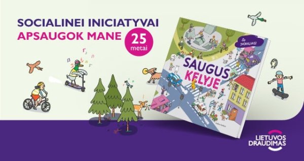 „Lietuvos draudimo“ akcijai „Apsaugok mane“ 25-eri: rugsėjį Palangoje vėl bus apdrausti visi...