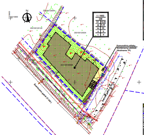 Pakoreguoti žemės sklypo Šaltinio g. 101A, Palangoje, detaliojo plano sprendiniai