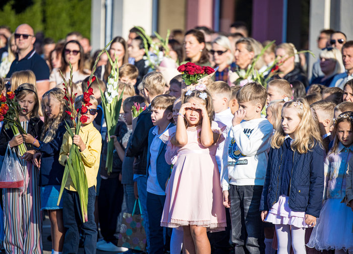 Šiandien naujus mokslo metus Palangos mokyklose pradėjo per 2000 moksleivių