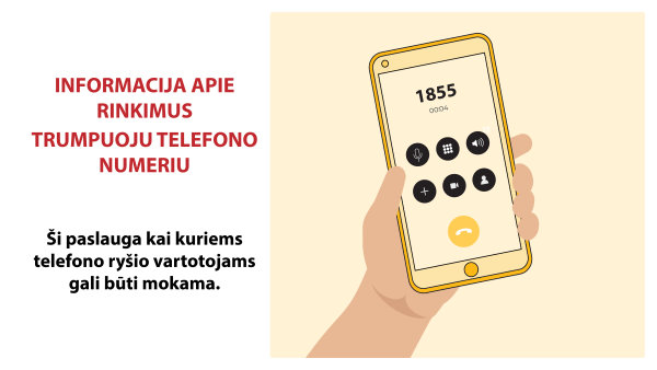 Vyriausioji rinkimų komisija (VRK) informuoja: nuo ketvirtadienio pradeda veikti trumpasis...