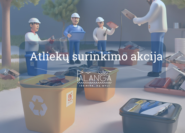 Spalio 22 d. Palangos miesto savivaldybėje organizuojama gaminių atliekų surinkimo akcija