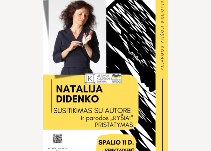 Susitikimas su menininke iš Ukrainos Natalija Didenko
