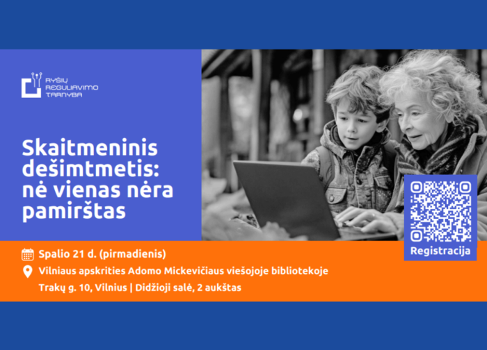 Projekto „Skaitmeninis dešimtmetis: nė vienas nėra pamirštas" pristatymas