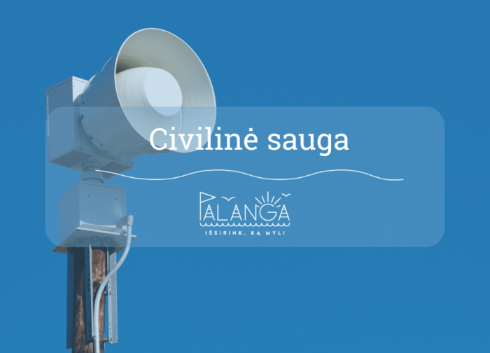 Lapkričio 13 d. vyks Perspėjimo sistemos patikrinimas – bus įjungiamos civilinės saugos sirenos
