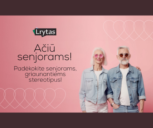Pasidžiaukime šalia esančiais aktyviais senjorais
