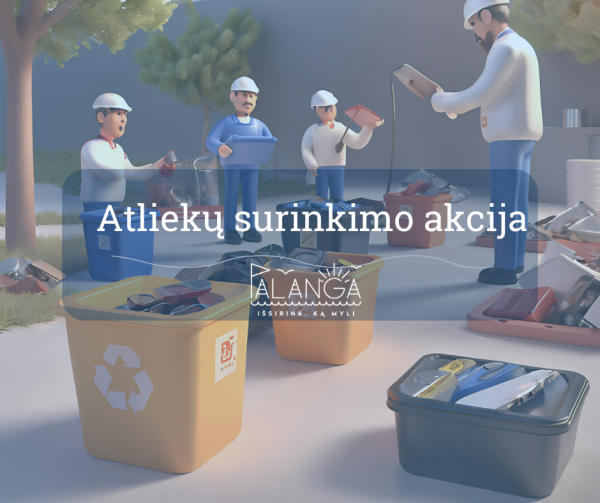 Spalio 22 d. Palangos miesto savivaldybėje organizuojama gaminių atliekų surinkimo akcija