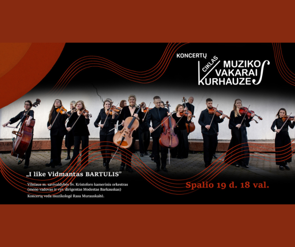 Spalio 19 d. (šeštadienis) 18 val. Muzikos vakarai kurhauze kviečia į išskirtinį modernios...