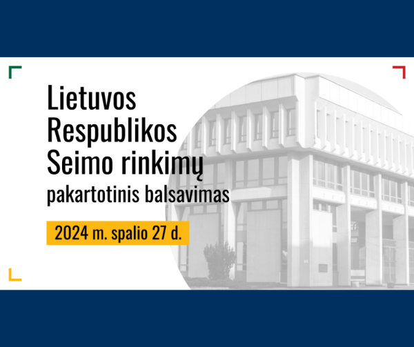 VRK kviečia pasitikrinti, ar rinkėjams reikia balsuoti antrajame Seimo rinkimų ture