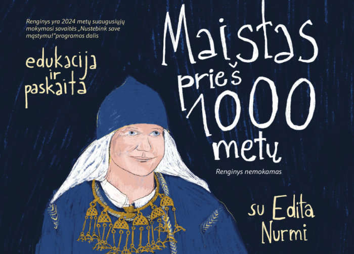 Kvietimas į suaugusiųjų mokymosi savaitės renginį Palangos kurorto muziejuje