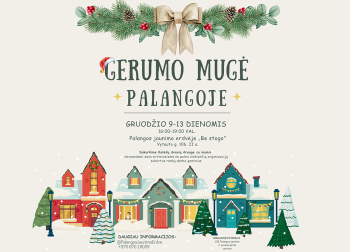Gruodžio 9-13 dienomis kvies kalėdinė Gerumo mugė