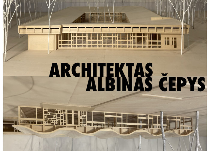 Renginys „Palangos architektūros kolekcija : architektas Albinas Čepys“.  Pastatų maketų...