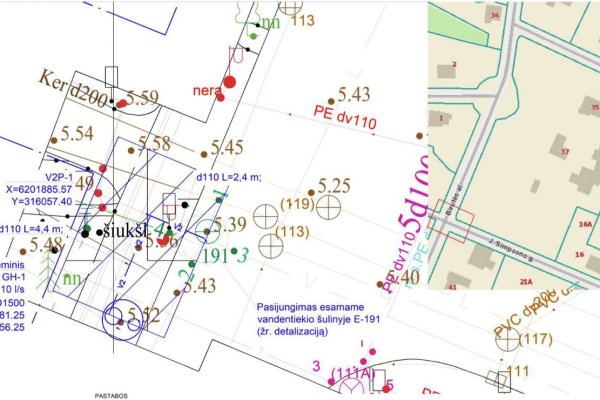 Visuomenės informavimas apie „Inžinerinio tinklo (9.3) (gaisrinio hidranto) J. Simpsono g.,...