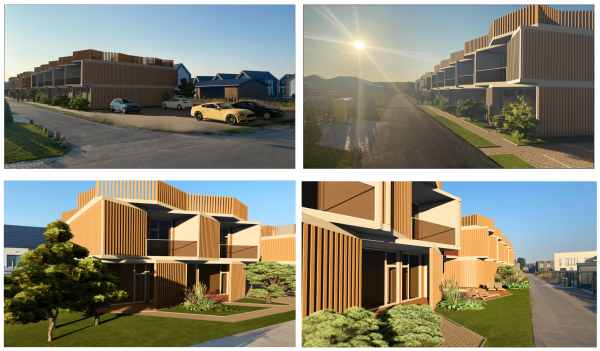 Visuomenės informavimas apie parengtus projektinius pasiūlymus "Dviejų svečių namų su...