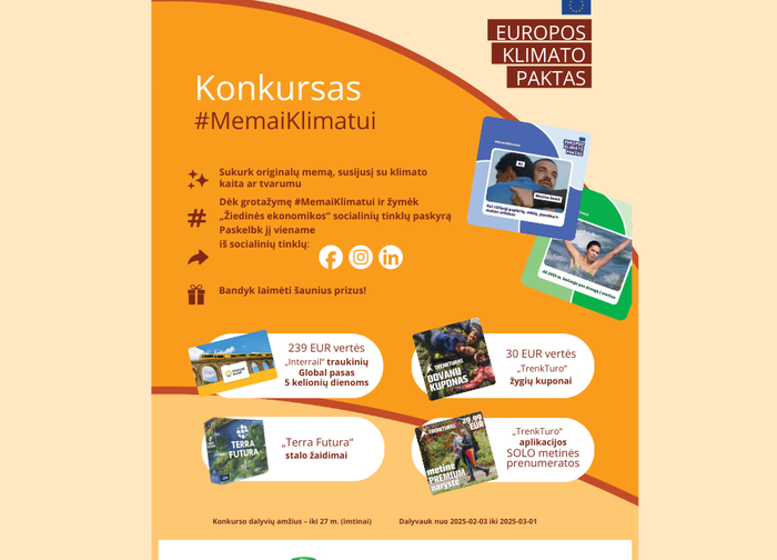 Kviečiame dalyvauti memų konkurse ir laimėti išskirtinius prizus