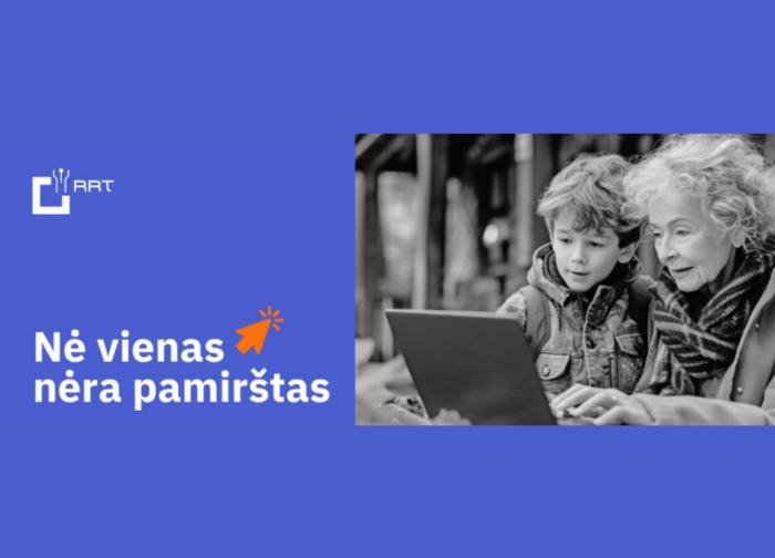 Kviečiame klausytis „Nė vienas nėra pamirštas" partnerių skaitmeninius įgūdžius lavinančių...