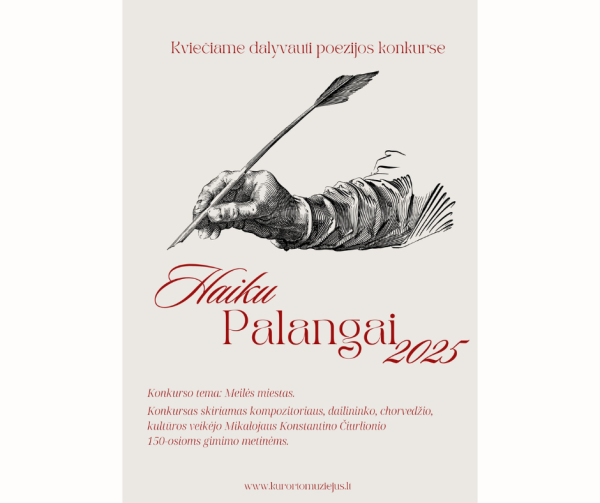 Kviečiame dalyvauti poezijos konkurse 