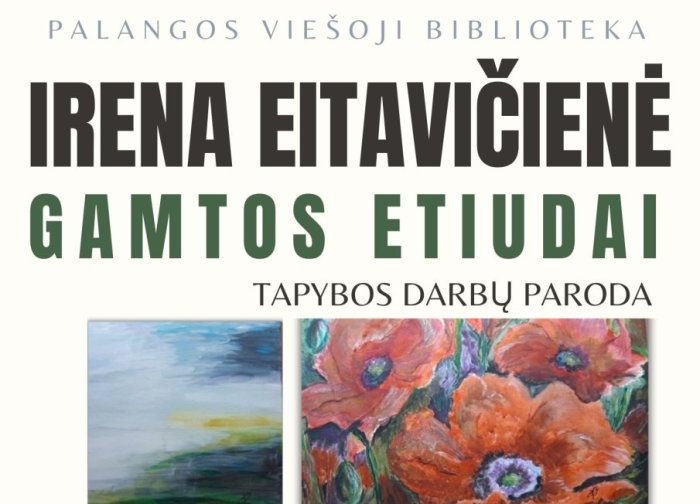 Irenos Eitavičienės piešinių paroda „Gamtos etiudai“