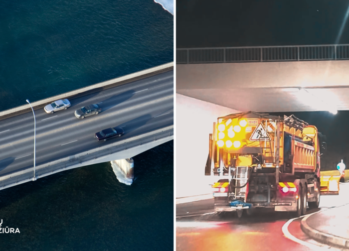 Kelininkai primena – žiemos metu ypač pavojinga ant tiltų ir viadukų