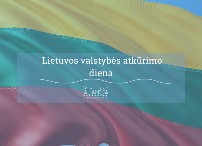 Palangos mero Šarūno Vaitkaus sveikinimas Lietuvos valstybės atkūrimo dienos proga