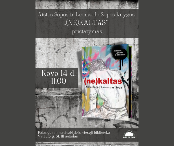 Aistės Šopos ir Leonardo Šopos knygos „(ne)kaltas“ pristatymas