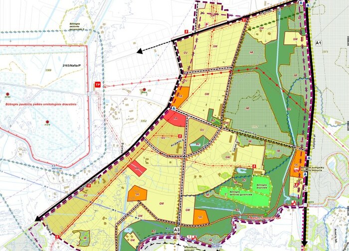 INFORMACINIS PRANEŠIMAS APIE PALANGOS MIESTO BENDROJO PLANO KOREGAVIMO (B10 RAJONE) RENGIMĄ