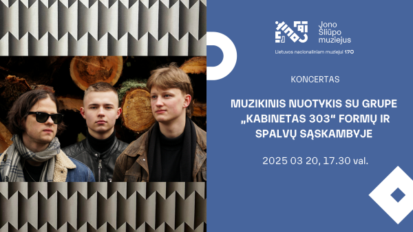 Muzikinis nuotykis su grupe „Kabinetas 303“ formų ir spalvų sąskambyje